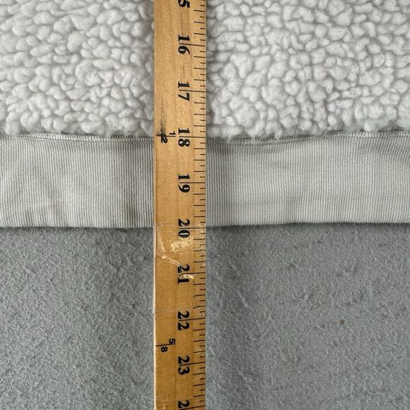 Lululemon Scuba Oversized Sherpa 1/2 Zip Hoodie M/L Vapor Gray Wool Blend - Picture 7 of 16